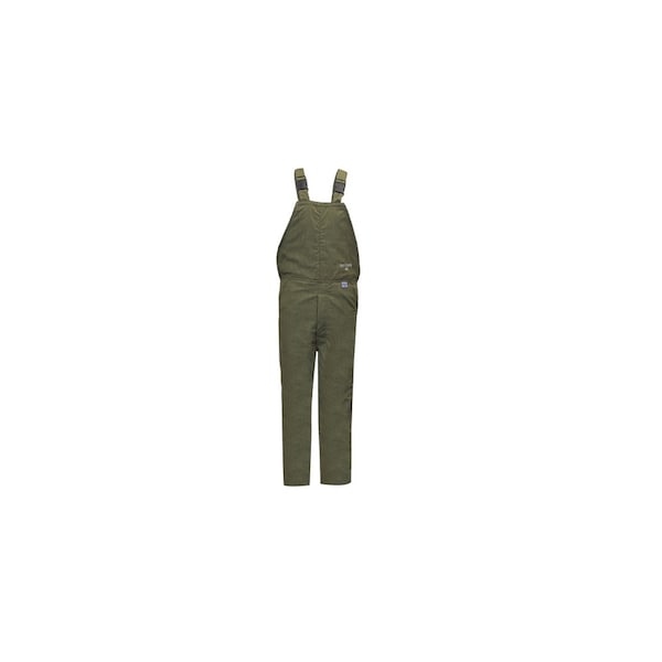 National Safety Apparel CARBON KEVLAR BIB OVERALL-LG, OLIVE /QUILTED LINER, 32"INSEAM C45NPQHLTLG32